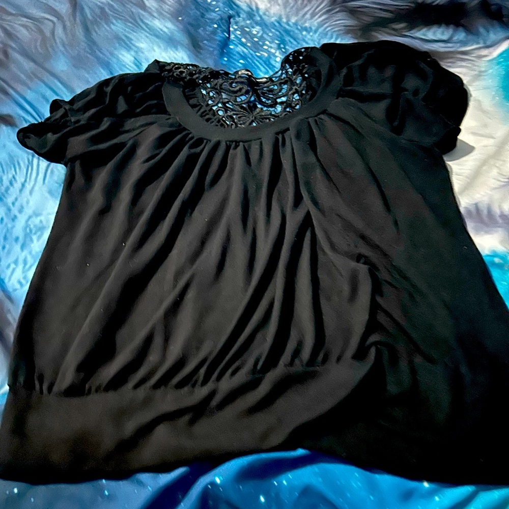 Elegant Black Women's Top